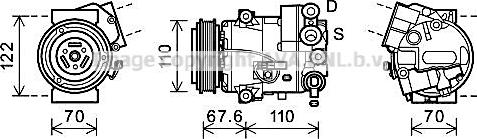 Prasco OLAK606 - Compressore, Climatizzatore www.autoricambit.com