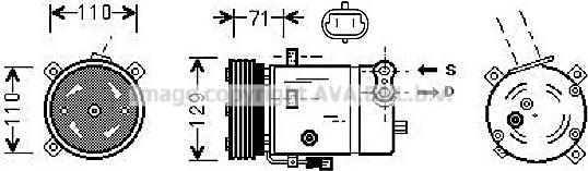 Prasco OLAK276 - Compressore, Climatizzatore www.autoricambit.com