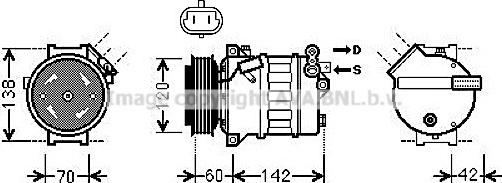 Prasco OLK543 - Compressore, Climatizzatore www.autoricambit.com