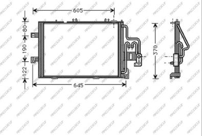 Prasco OP030C001 - Condensatore, Climatizzatore www.autoricambit.com