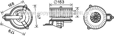 Prasco PE8391 - Elettromotore, Ventilatore abitacolo www.autoricambit.com