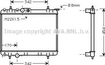 Prasco PE2189 - Radiatore, Raffreddamento motore www.autoricambit.com