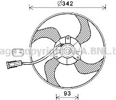 Prasco PE7557 - Ventola, Raffreddamento motore www.autoricambit.com