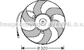 Prasco PE7513 - Ventola, Raffreddamento motore www.autoricambit.com