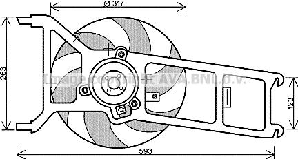 Prasco PE7534 - Ventola, Raffreddamento motore www.autoricambit.com