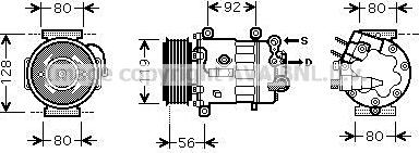 Prasco PEAK320 - Compressore, Climatizzatore www.autoricambit.com