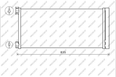 Prasco RN938C001 - Condensatore, Climatizzatore www.autoricambit.com