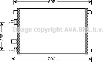 Prasco RT5305 - Condensatore, Climatizzatore www.autoricambit.com