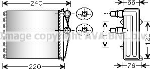 Prasco RT6380 - Scambiatore calore, Riscaldamento abitacolo www.autoricambit.com