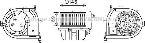 Prasco RT8592 - Elettromotore, Ventilatore abitacolo www.autoricambit.com