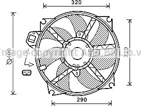 Prasco RT7563 - Ventola, Raffreddamento motore www.autoricambit.com