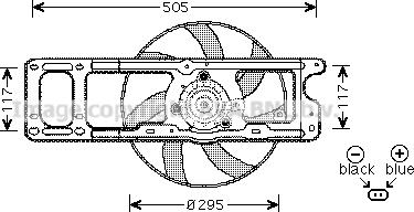 Prasco RT7537 - Ventola, Raffreddamento motore www.autoricambit.com