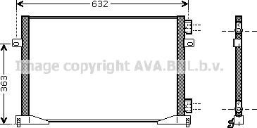 Prasco RTA5391 - Condensatore, Climatizzatore www.autoricambit.com