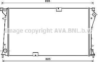 Prasco RTA2490 - Radiatore, Raffreddamento motore www.autoricambit.com