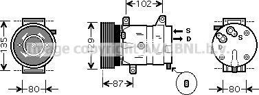 Prasco RTK386 - Compressore, Climatizzatore www.autoricambit.com