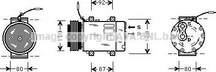 Prasco RTK283 - Compressore, Climatizzatore www.autoricambit.com