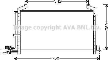 Prasco SB5031 - Condensatore, Climatizzatore www.autoricambit.com