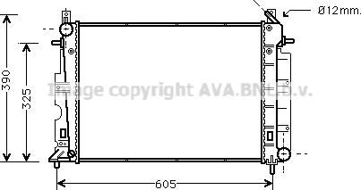 Prasco SB2026 - Radiatore, Raffreddamento motore www.autoricambit.com