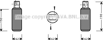 Prasco SBD044 - Essiccatore, Climatizzatore www.autoricambit.com