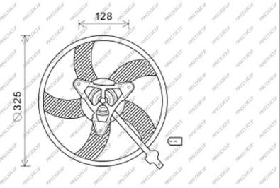 Prasco SK324F004 - Ventola, Raffreddamento motore www.autoricambit.com