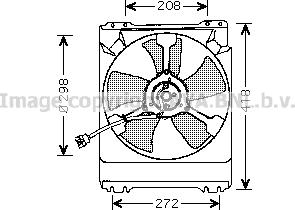 Prasco SU7501 - Ventola, Raffreddamento motore www.autoricambit.com