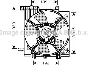 Prasco SU7502 - Ventola, Raffreddamento motore www.autoricambit.com