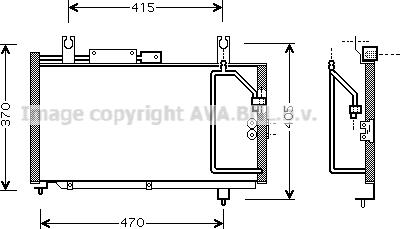 Prasco SZ5067 - Condensatore, Climatizzatore www.autoricambit.com