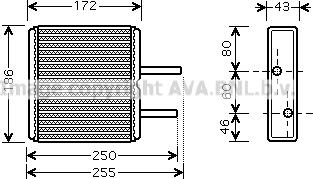 Prasco SZ6080 - Scambiatore calore, Riscaldamento abitacolo www.autoricambit.com