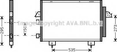 Prasco TO5281 - Condensatore, Climatizzatore www.autoricambit.com