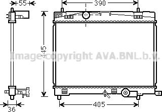 Prasco TO2716 - Radiatore, Raffreddamento motore www.autoricambit.com