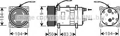 Prasco UVK071 - Compressore, Climatizzatore www.autoricambit.com