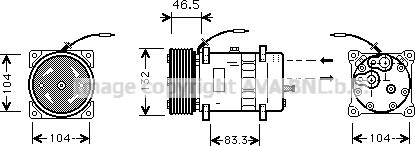 Prasco VLAK037 - Compressore, Climatizzatore www.autoricambit.com