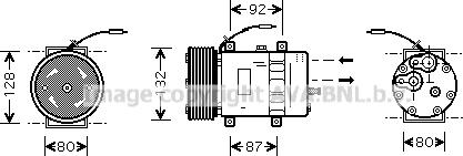 Prasco VLK030 - Compressore, Climatizzatore www.autoricambit.com