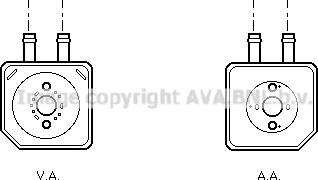 Prasco VN3086 - Radiatore olio, Olio motore www.autoricambit.com