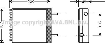 Prasco VO6066 - Scambiatore calore, Riscaldamento abitacolo www.autoricambit.com