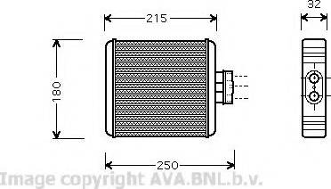 Prasco VW6196 - Scambiatore calore, Riscaldamento abitacolo www.autoricambit.com