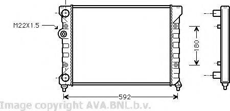 Prasco VW2029 - Radiatore, Raffreddamento motore www.autoricambit.com