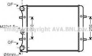 Prasco VW2152 - Radiatore, Raffreddamento motore www.autoricambit.com