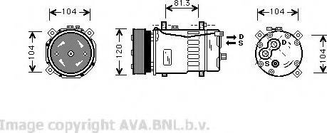 Prasco VWK049 - Compressore, Climatizzatore www.autoricambit.com