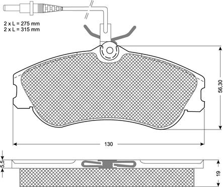 Valeo 9010214 - Kit pastiglie freno, Freno a disco www.autoricambit.com