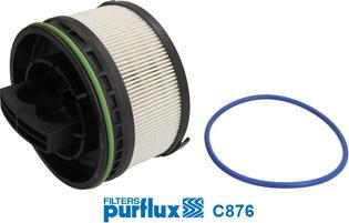 Purflux C876 - Filtro carburante www.autoricambit.com