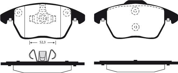 Raicam RA.0919.0 - Kit pastiglie freno, Freno a disco www.autoricambit.com