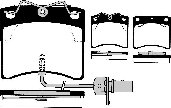 Raicam RA.0430.2 - Kit pastiglie freno, Freno a disco www.autoricambit.com