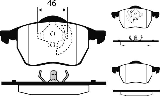 Raicam RA.0429.4 - Kit pastiglie freno, Freno a disco www.autoricambit.com