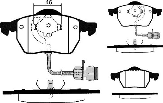 Raicam RA.0429.0 - Kit pastiglie freno, Freno a disco www.autoricambit.com