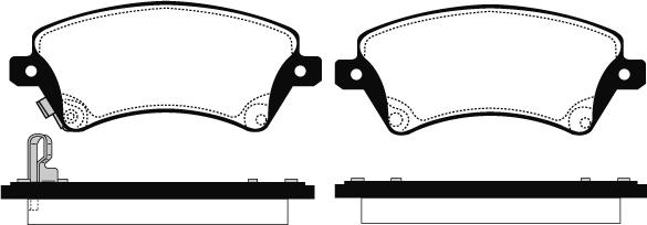 Raicam RA.0574.0 - Kit pastiglie freno, Freno a disco www.autoricambit.com