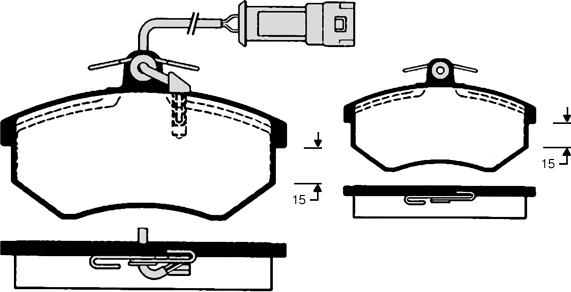 Raicam RA.0813.3 - Kit pastiglie freno, Freno a disco www.autoricambit.com