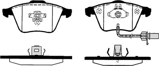 Raicam RA.0824.4 - Kit pastiglie freno, Freno a disco www.autoricambit.com