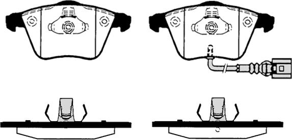 Raicam RA.0824.5 - Kit pastiglie freno, Freno a disco www.autoricambit.com