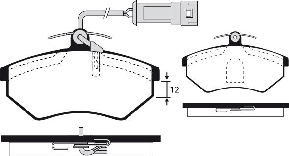 Raicam RA.0310.5 - Kit pastiglie freno, Freno a disco www.autoricambit.com